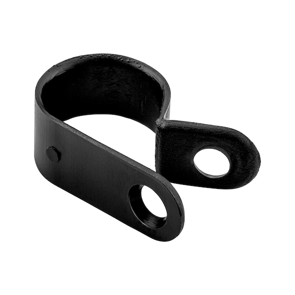 Serre-câble, plastique - CBLCLMP-PA-BLACK-12,7MM/D5,2MM