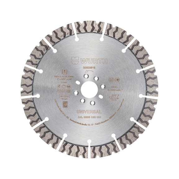 Longlife & Speed RS joint cutter diamond cutting disc - CUTDISC-DIA-LS-RS-WINDOWJOINT-TH2,2-D180
