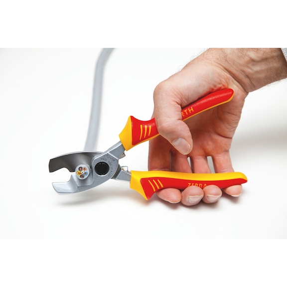 VDE cable shears with dual blade - 2