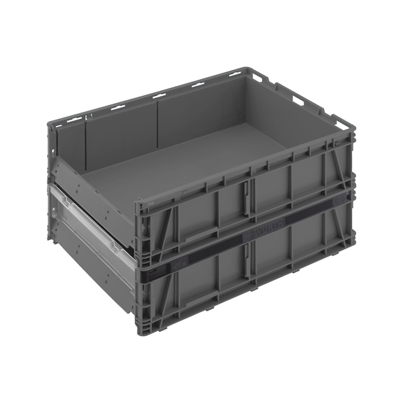 System-Lagerbox mit Koppelfunktion W-SLB - SYSLGRBOX-STPL-GR3-GRAU
