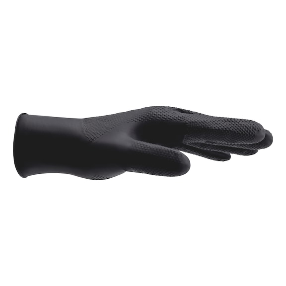 Disposable glove Nitrile Grip Comfort - PROTGLOV-NITRILE-GRIP-COMFORT-BLACK-M
