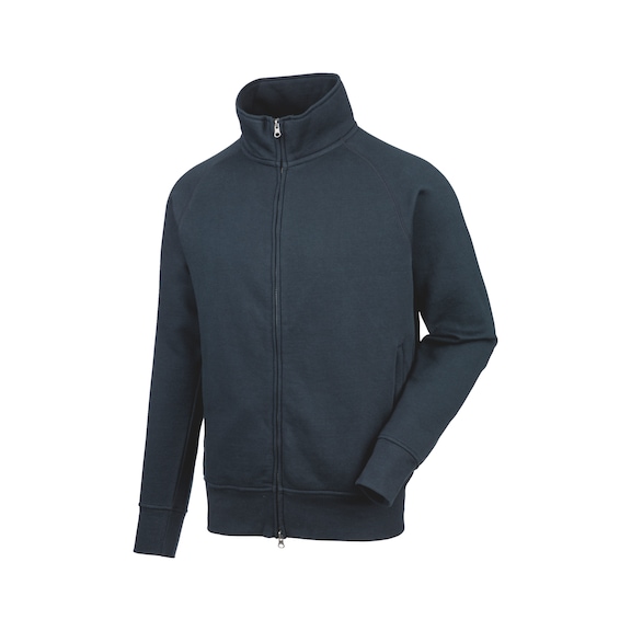 Job+ sweat jacket - SWEAT JACKET FULL ZIP JOB+ NAVY S