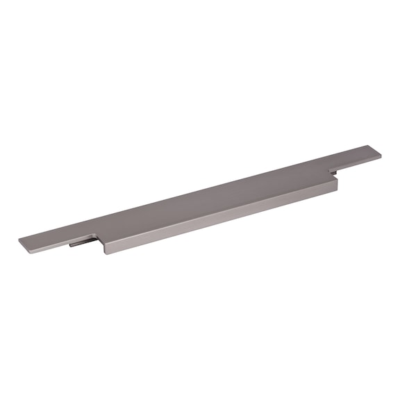Aluminium handle strip - HNDL-ALU-PLATE-A2/FINISH-L395MM