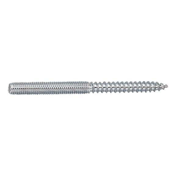 Stud screw, zinc-plated steel, 4.8  - 1