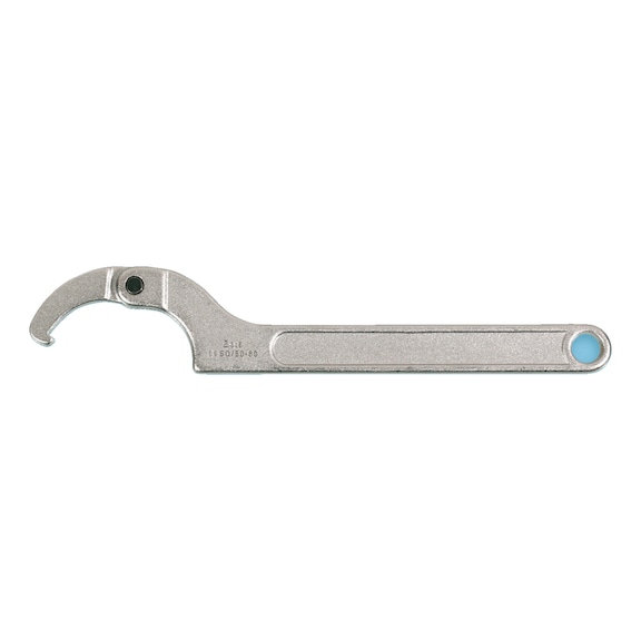 Spanner with square lug for ring nuts - 1