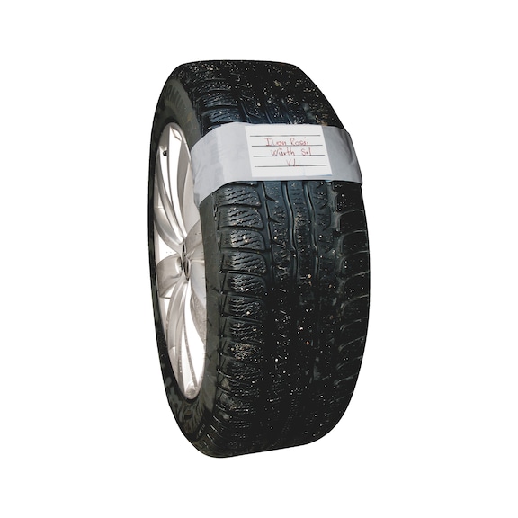Etichetta adesiva per pneumatici