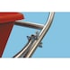 Frame with folding handles for modular wheelbarrow - EP-WHEELBARROFRAME-(HANDLE-HINGED) - 3