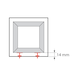 Fenstermontagekonsole mit Höhenverstellungsplatte JB-DK - 2