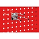 Pliers holder For square holes in perforated plates, workshop trolleys and the ORSY<SUP>®</SUP>1 shelving systems - 1
