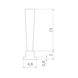 Těsnění kartáče Pro montáž interiérových posuvných dveří SCHIMOS - 2