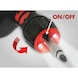 Ratchet magazine screwdriver with pistol handle Set 1 - 4