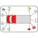 Autolampe Twin-Ersatzbox für Lkw und Busse - LAMP-SET-H4/H4-ERSATZBOX-24V-22TLG - 2