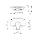 Concealed hinge, Nexis Impresso 110 - HNGE-NEXIMP-45/48-CRN-(NI)-110DGR - 2