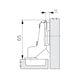 Concealed hinge, Nexis Impresso 100 With shallow cup depth for thin and profiled doors - HNGE-NEXIMP-45/48-INRT-100DGR - 3