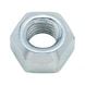 Hexagonal nut with clamping piece (all-metal) ISO 7042, steel 8, zinc-plated, blue passivated (A2K) - 1