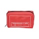 Unprinted car first aid bag, one piece In accordance with DIN 13164-2022 - 1STAIDBG-UNPRNT-RED-1PCE - 1