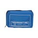 Unprinted car first aid bag, one piece In accordance with DIN 13164-2022 - 1STAIDBG-UNPRNT-BLUE-1PCE - 1