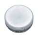 Plastová koncová krytka, okrúhla - KONC PLAST NA RURU  R7042 SEDA 30X2 - 1