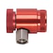 Quick-release coupling for R1234YF A/C units