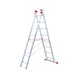 All-purpose aluminium ladder - MULTIPURPLDR-3PCS-ALU-3X10RUNGS - 2