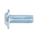 GEFU<SUP>®</SUP> thread-rolling screw With Taptite 2000<SUP>® </SUP>thread, flattened half round head with collar and hexalobular drive - 1