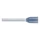 Wire end ferrule with plastic sleeve according to DIN 46228 Part 4 - WENDFER-DIN46228-CU-(J2N)-GREY-0,75X12,0 - 1