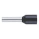 Wire end ferrule with plastic sleeve according to DIN 46228 Part 4 - WENDFER-DIN46228-CU-(J2N)-BLACK-1,5X8,0 - 1