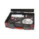 Wheel bearing tool master set for Ford Transit, with Ford hydraulics 19 pieces - FO. TRA.HUB/FR. WHEEL BEAR. RE./INST.SET - 1
