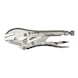 Locking pliers with straight jaws American version