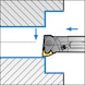 ISO insert holder with D clamping system for WN indexable inserts - CLMPHOLD-WN-STEELSHANK-IC-A25R-DWLNR-08 - 3