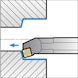 ISO insert holder with S clamping system for SC indexable inserts - CLMPHOLD-SC-STEELSHANK-S16R-SSKCR-09 - 3