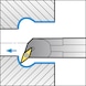 ISO insert holder with S clamping system for VB indexable inserts - CLMPHOLD-VB-STEELSHANK-IC-A32S-SVQBL-16 - 3