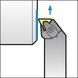 ISO insert holder with D clamping system for TN indexable inserts - CLMPHOLD-DTFNR3232-P22 - 3