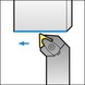 ISO insert holder with D clamping system for TN indexable inserts - CLMPHOLD-DTGNR2525-M16 - 3