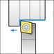 ISO insert holder with S clamping system for CC indexable inserts - CLMPHOLD-SCACL1010-E06 - 3