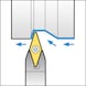 ISO insert holder with S clamping system for VB indexable inserts - CLMPHOLD-SVVBN2525-M16 - 3