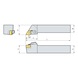 ISO insert holder with M clamping system for DN indexable inserts - CLMPHOLD-MDJNR2525-M15-3 - 2