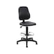 High work chair BASIC With seat-stop castors - 1
