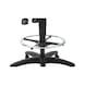 Swivel work chair BASIC with seat-stop castors - SIEGE TRAVAIL PIVOT REPOSE PIED BASIC H - 2