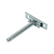 Concealed shelf support, type E With 3D adjustment - 1