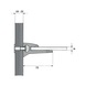 Shelf support - SHLFSPRT-F-MU/DWL-ALU-72MM - 3