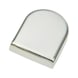 Decorative cap, type B For Nexis or Tiomos glass door hinges - AY-DECORCAP-HNGE-NEX-B-OVAL-(NI)/POL - 1