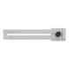 Marking gauge Made of stainless steel with hardened marking edge and millimetre graduation - SCRTGAU-MET-SCALE-L200MM - 1