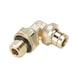 Angle connector inch pipe with male thread - 1