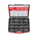 Tapping screws, countersunk head assortment 1500 pieces in system case 4.4.1. ISO 7050 - SCR-SYSKO-ISO7050-A2-(BLK)-H2-1500PCS - 1