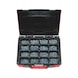 Tapping screws, countersunk head assortment 1550 pieces in system case 4.4.1. ISO 7051 - 1