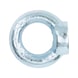 Ring nut DIN 582, steel C15E, zinc-plated, blue passivated (A2K) - 1