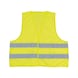 High-vis vest With hook-and-loop fastener - HIVISVEST-ISO-EN20471-TEXTILE-YELL-50PCS - 1