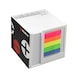 Note block with neon stripes - PAPER-BOX-WITH-NEONSTRIPES - 1