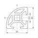 Système de profilés WAPS série Bosch - PRFLSYS-SB-ALU-ELO-FL6-R90-30X30X3060 - 2